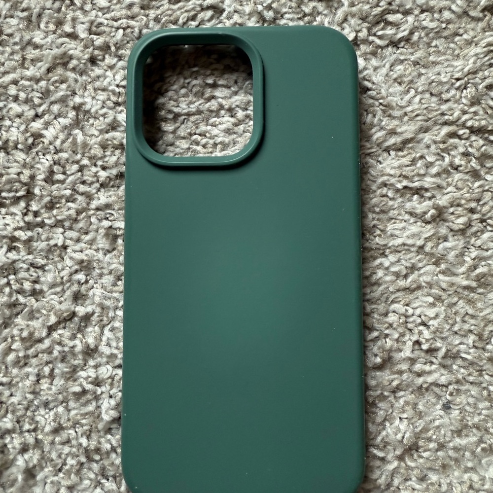 Green Silicone Phone Case